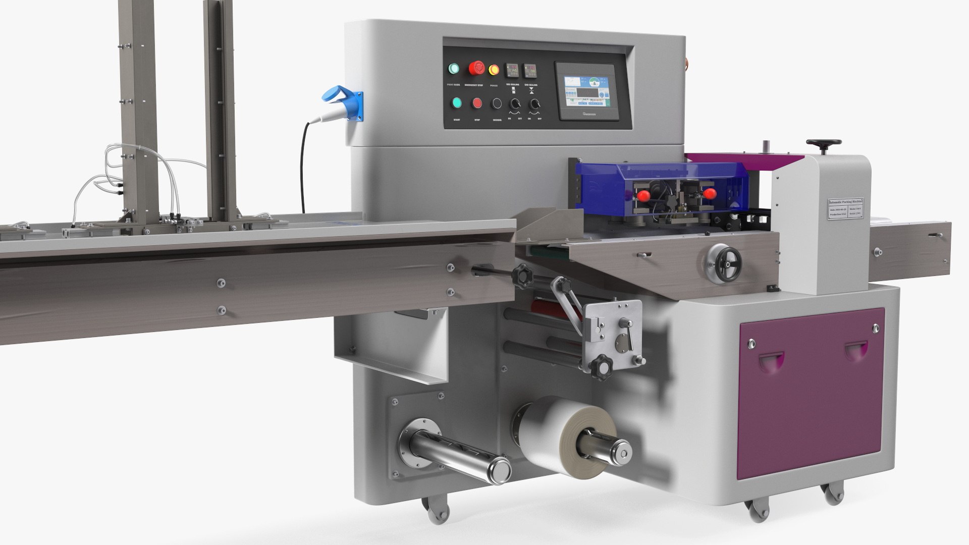 Automatic Horizontal Flow Pack Machine 3D - TurboSquid 2374862
