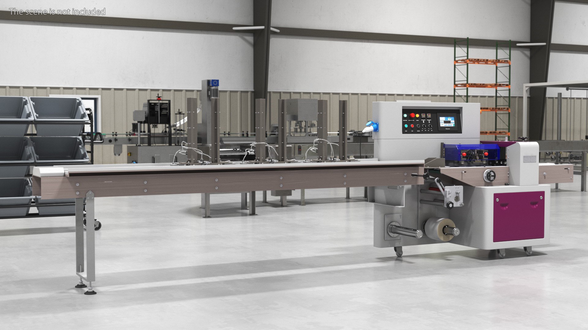 Automatic Horizontal Flow Pack Machine 3D - TurboSquid 2374862