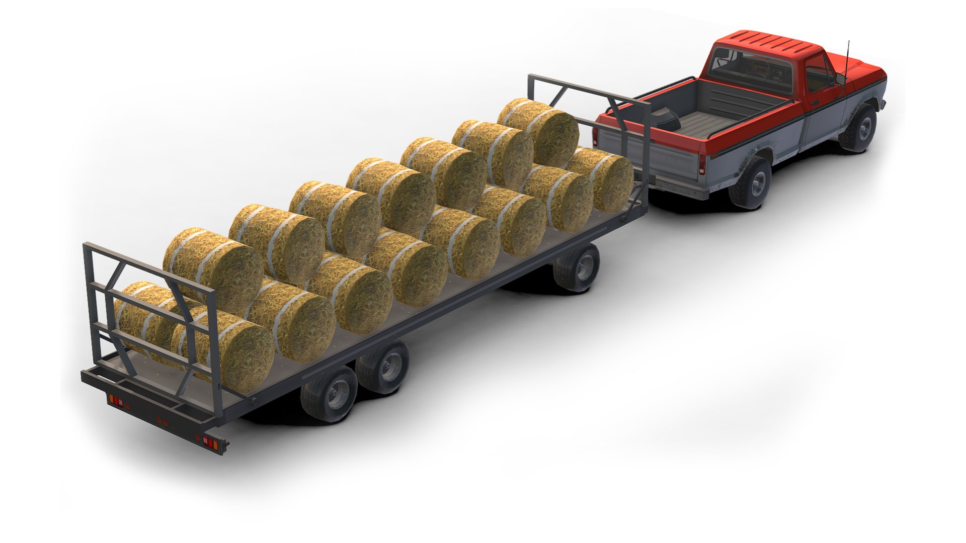 3D Farm Truck Vehicle Model - TurboSquid 2133449