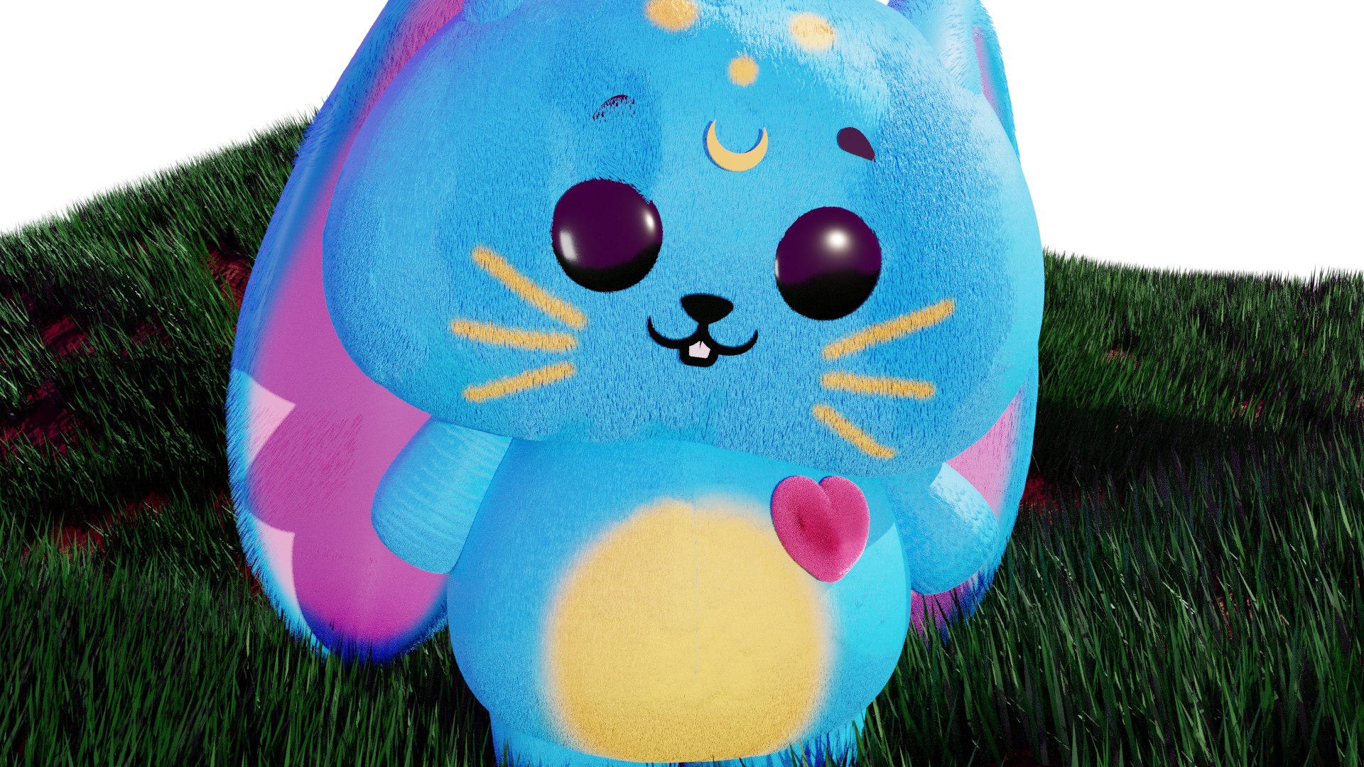 Cute Rabbit 3d 3D Model - TurboSquid 2143030
