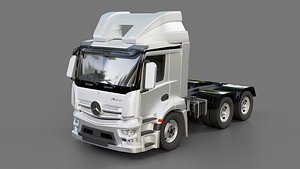 3D Mercedes Benz Antos Semi Truck