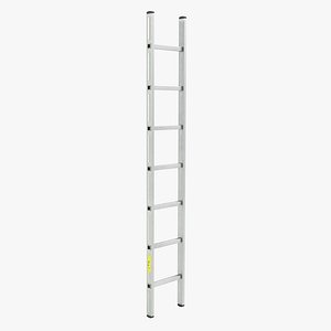 Aluminum Ladder 3D model