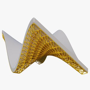 Parametric Waveform Truss Structure 02