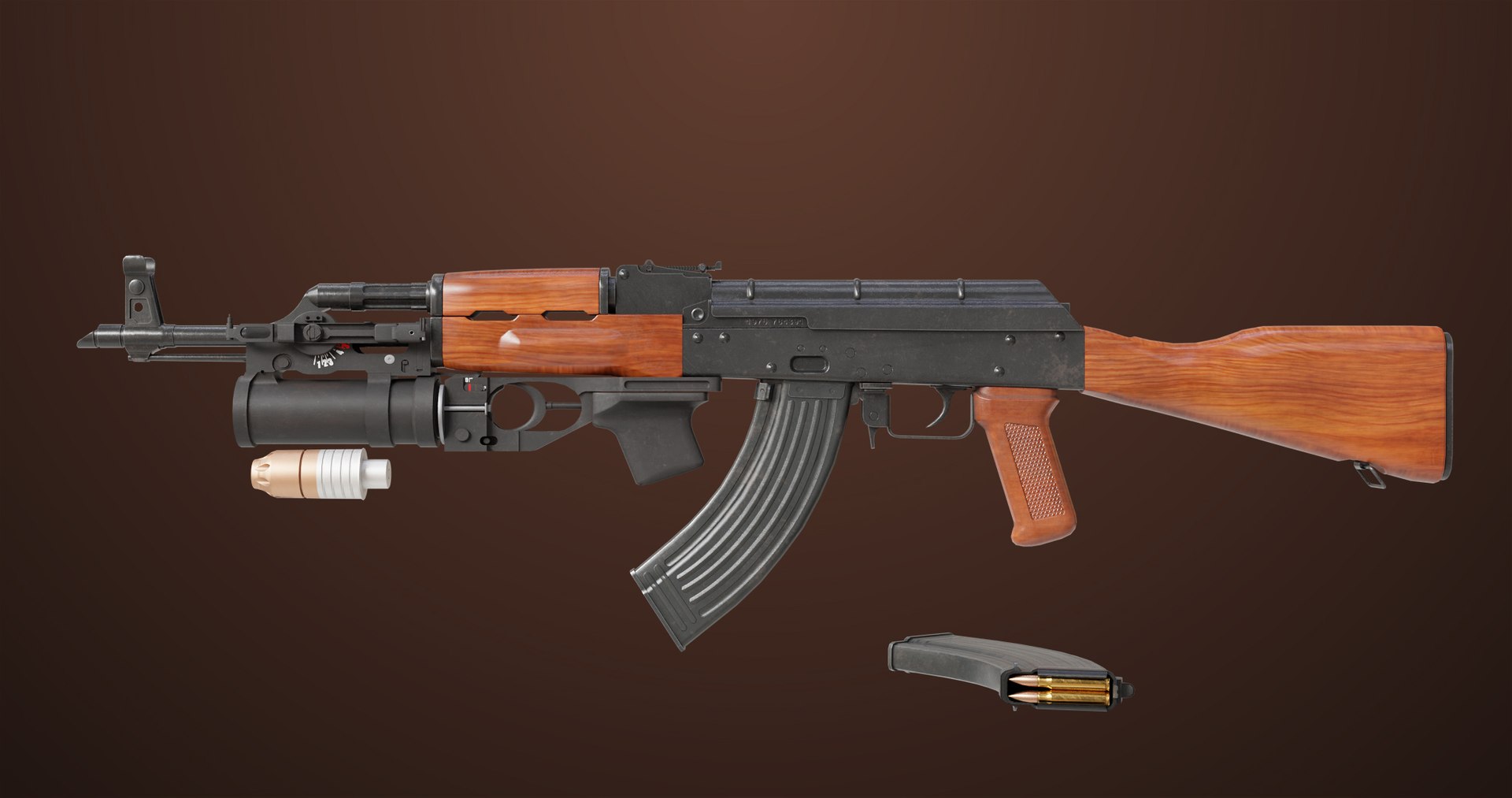 Light Machine Gun 10 Wood All PBR Unity UE Textures 3D model https://p.turbosquid.com/ts-thumb/bt/1fLRnx/UM/akm_wood_00000/jpg/1723204198/1920x1080/fit_q87/aa43f2340f86ca81bcd0ce3059c8002626ddc588/akm_wood_00000.jpg