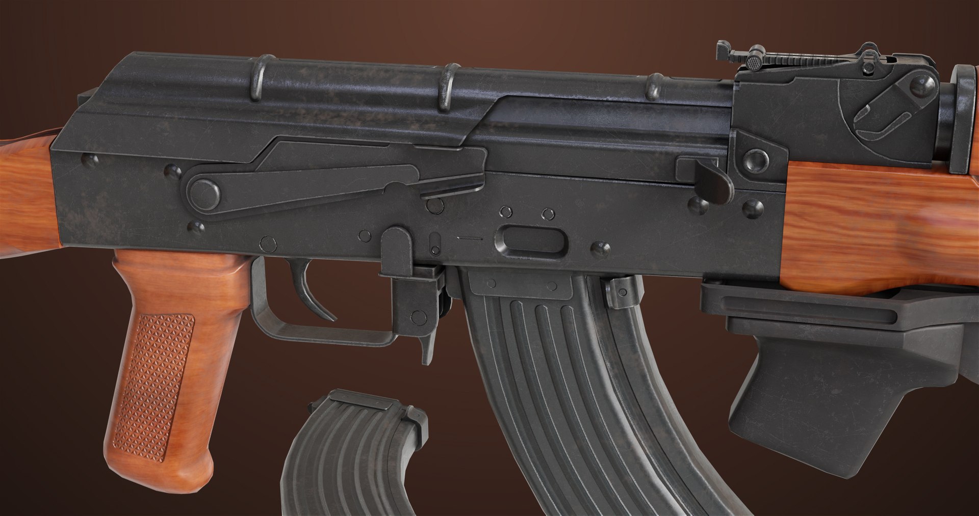 Light Machine Gun 10 Wood All PBR Unity UE Textures 3D model https://p.turbosquid.com/ts-thumb/bt/1fLRnx/y2/akm_wood_00029/jpg/1723204215/1920x1080/fit_q87/b87b166590ac563cae597d118ab2c27fa4219f91/akm_wood_00029.jpg