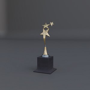 3D Star Award Trophy