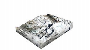 3D model Siguang Ri Mountain