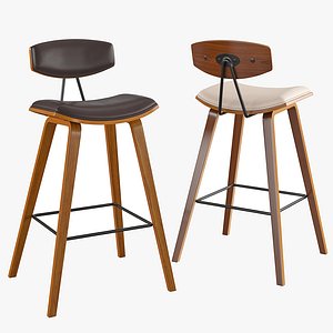 3D Armen Living Fox Bar Stool