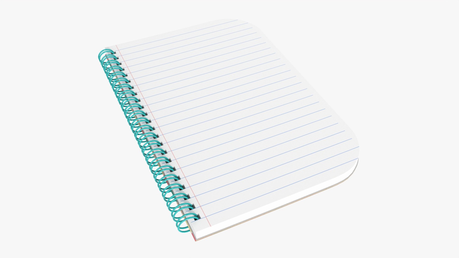 Notebook with spiral 05 flipped 3D model - TurboSquid 1716114