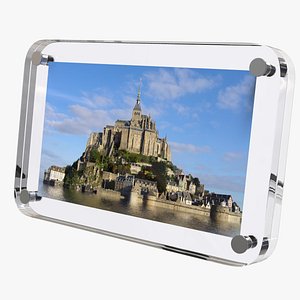 clear photo frame model
