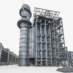 Gas Turbine Plant - Full Set 3D
