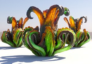 Alien Plants 3D model