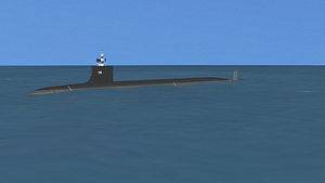 Virginia Class SSN 781 USS California 3D model