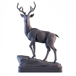 Deer LowPoly 3D