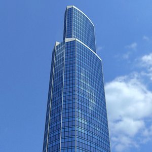 skyscraper 3d c4d