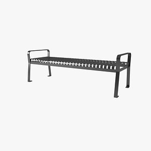 3D Global Industrial Backless Park Bench