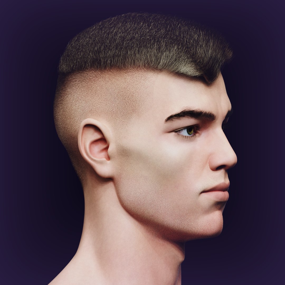 Slavic Realistic Male Head Middle Poly 3D - TurboSquid 2259600