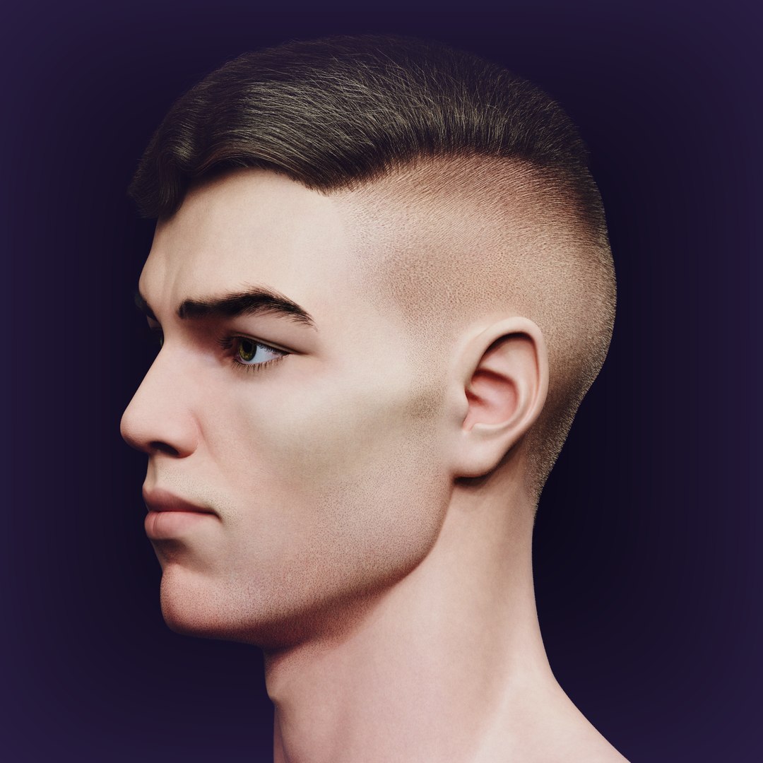 Slavic Realistic Male Head Middle Poly 3D - TurboSquid 2259600