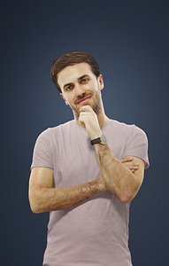 Flow a Casual Man Streetwear Standing Listening