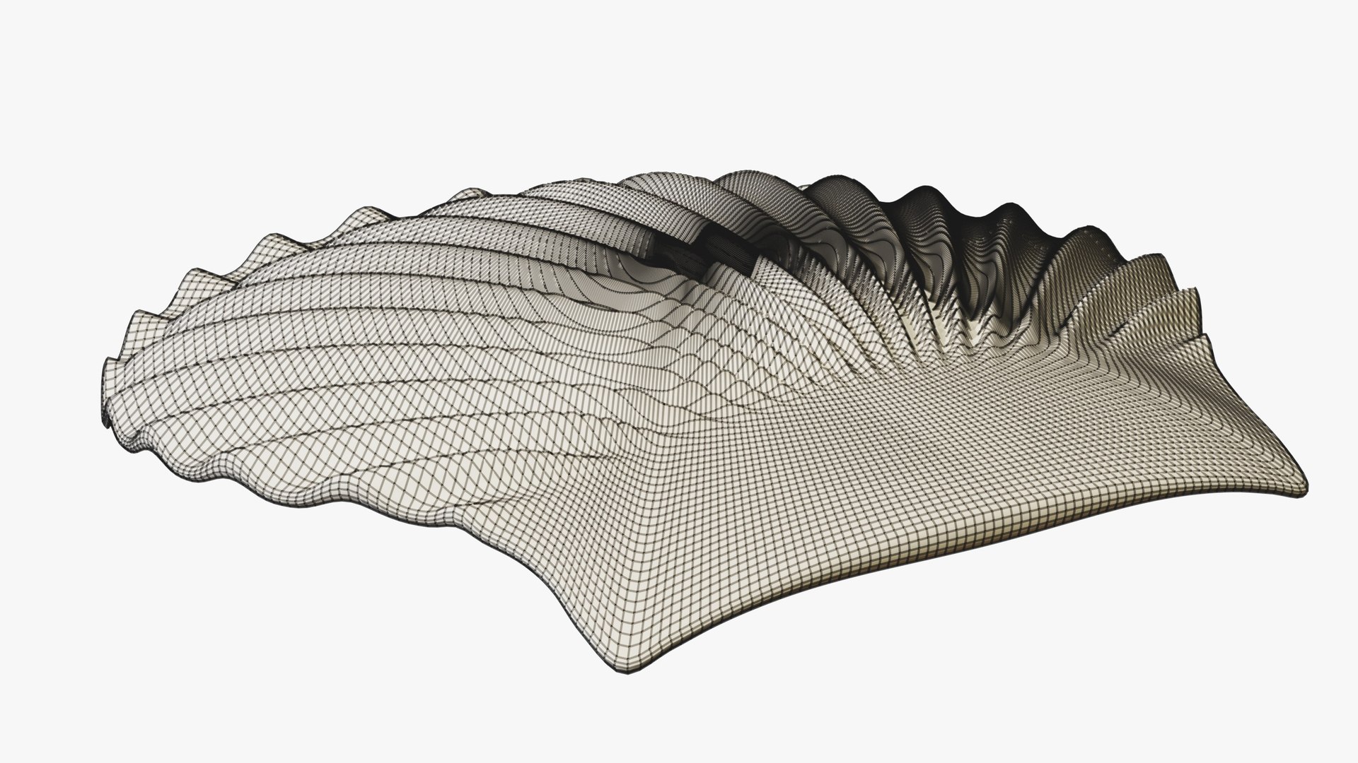 3D Scallop Shell - PBR model https://p.turbosquid.com/ts-thumb/bt/ZHJdUj/rZ/08_scallop_08_wire_clay/jpg/1791639404/1920x1080/fit_q87/256b150351706900639003f2fdbafd734cf0465a/08_scallop_08_wire_clay.jpg