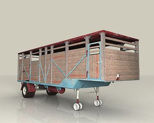 Old cattle trailer