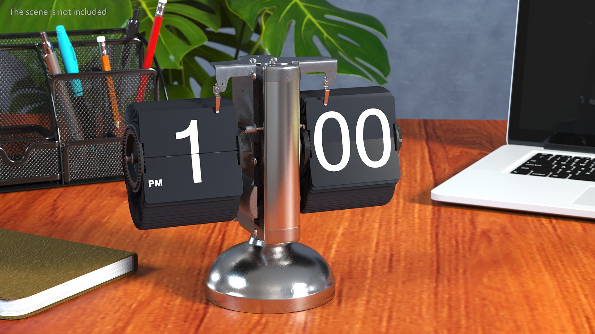 3D Model Animated Flip Clock Rigged TurboSquid 1872831
