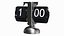 Flip Clock animado aparejado