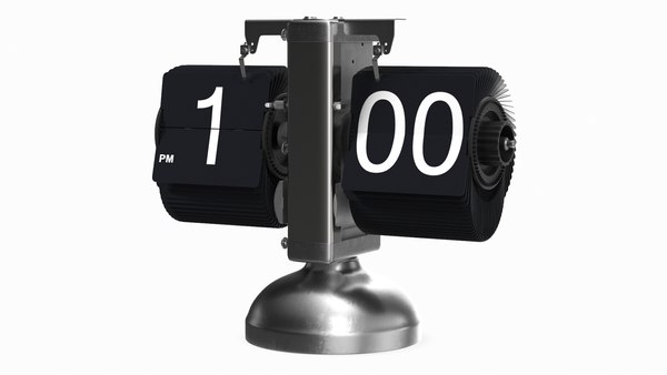 modelo 3d Flip Clock animado aparejado - TurboSquid 1872831