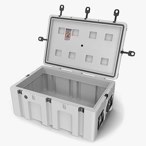 Plastic Military Box Middle 3D model