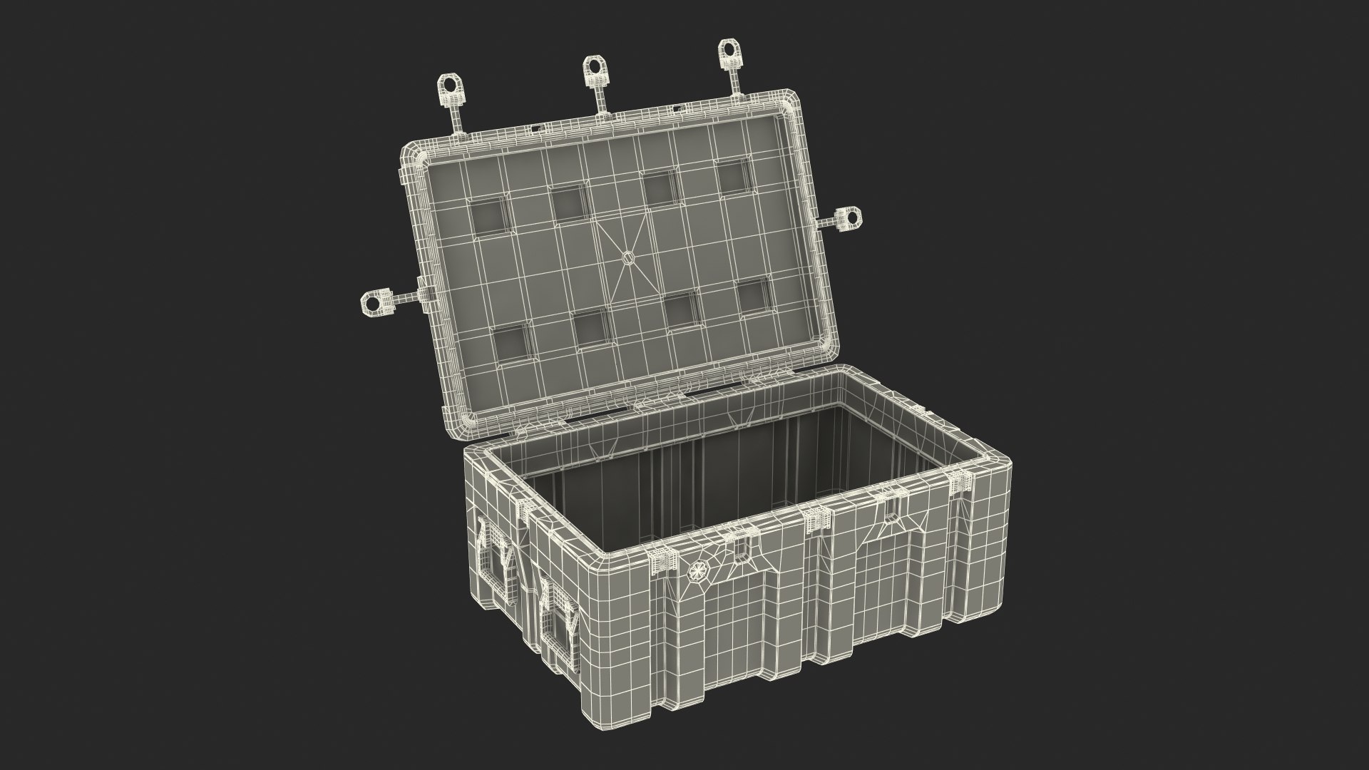 Plastic Military Box Middle 3D model - TurboSquid 2058209