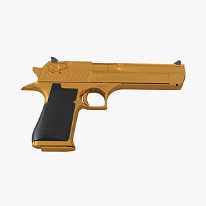 Pistol IMI Desert Eagle Golden