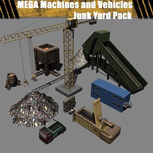 mega - junk yard 3d model