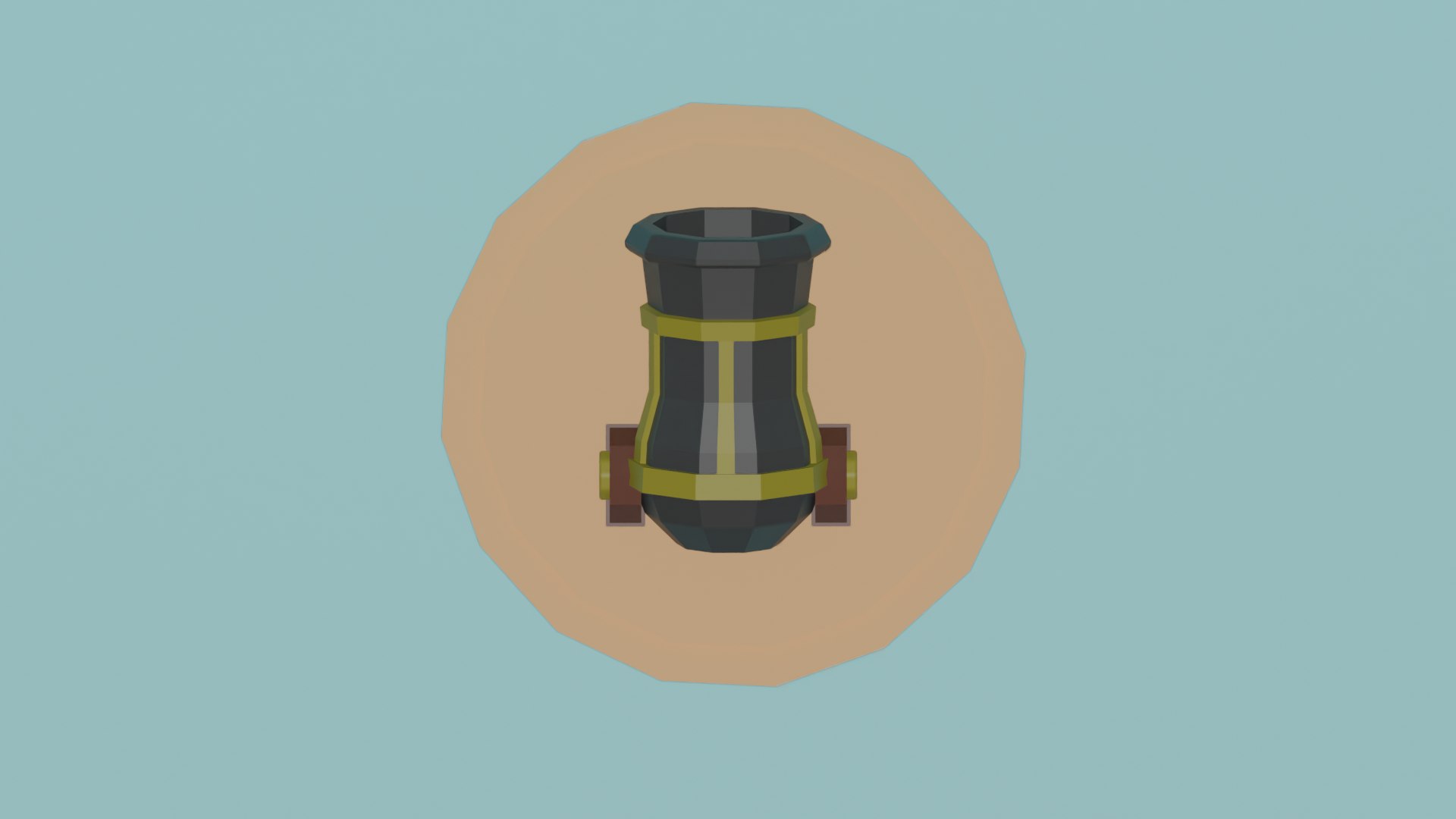3D Low-Poly Cannon model https://p.turbosquid.com/ts-thumb/bu/0QodHC/d0/cannon4/png/1678219491/1920x1080/fit_q87/d81e091338cc1437671d621e3064e2017d494781/cannon4.jpg