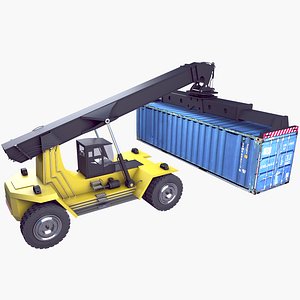 3D model reachstacker reach stacker