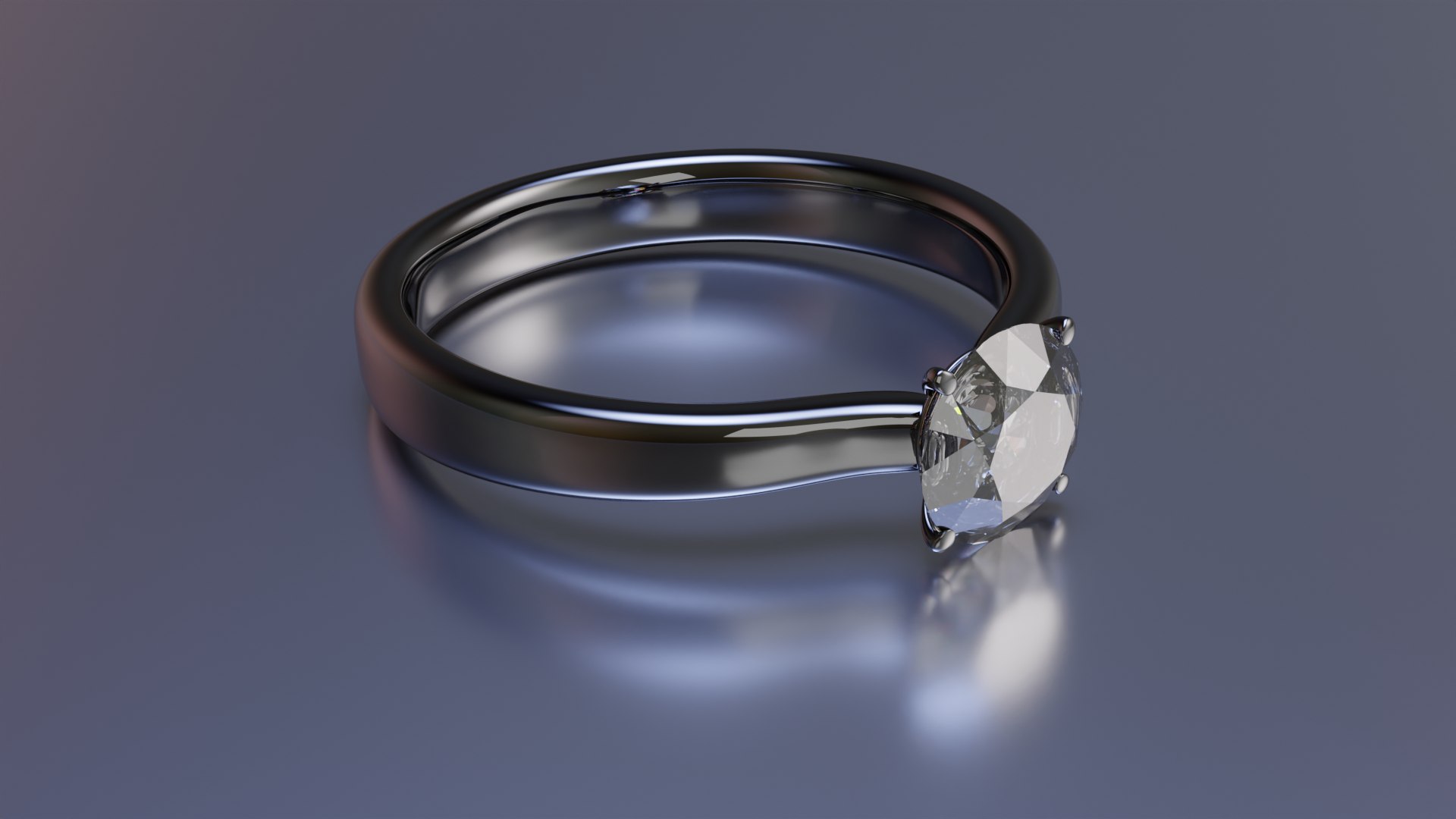 3D Solitaire Ring - TurboSquid 1965727