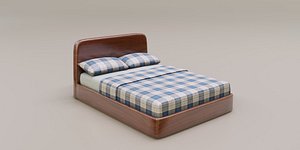 Bed 03 model in Blender 3D