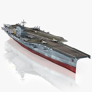 USS Forrestal CV-59 3D model