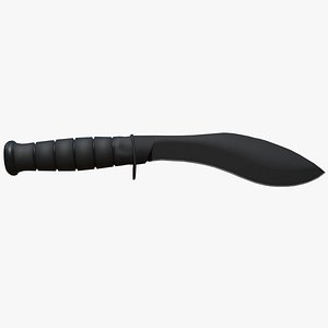 3D kukri model