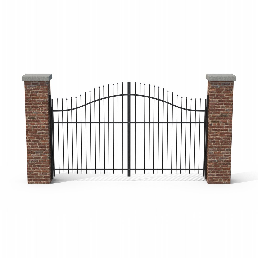 3D Metal Gates - TurboSquid 2193489