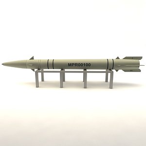 3dsmax fateh-110 missile