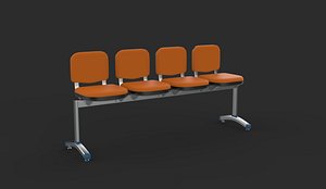 3D model Waiting chair 3D model