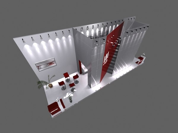 Exhibition Trade Modular 3d Model