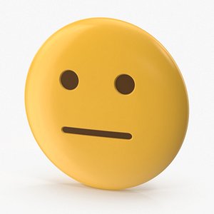 neutral face 3d model