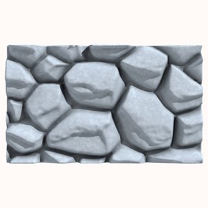 3D Stone Wall 185