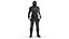 Winter Soldier 3D 모델 조작 PBR 텍스처 게임 준비 완료