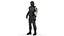 Winter Soldier 3D 모델 조작 PBR 텍스처 게임 준비 완료
