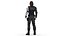 Winter Soldier 3D 모델 조작 PBR 텍스처 게임 준비 완료