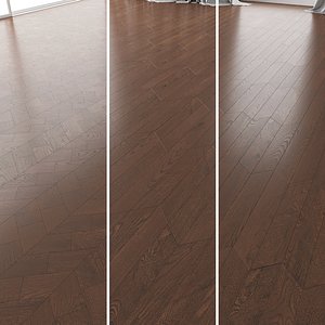 parquet oak seal brown 3D