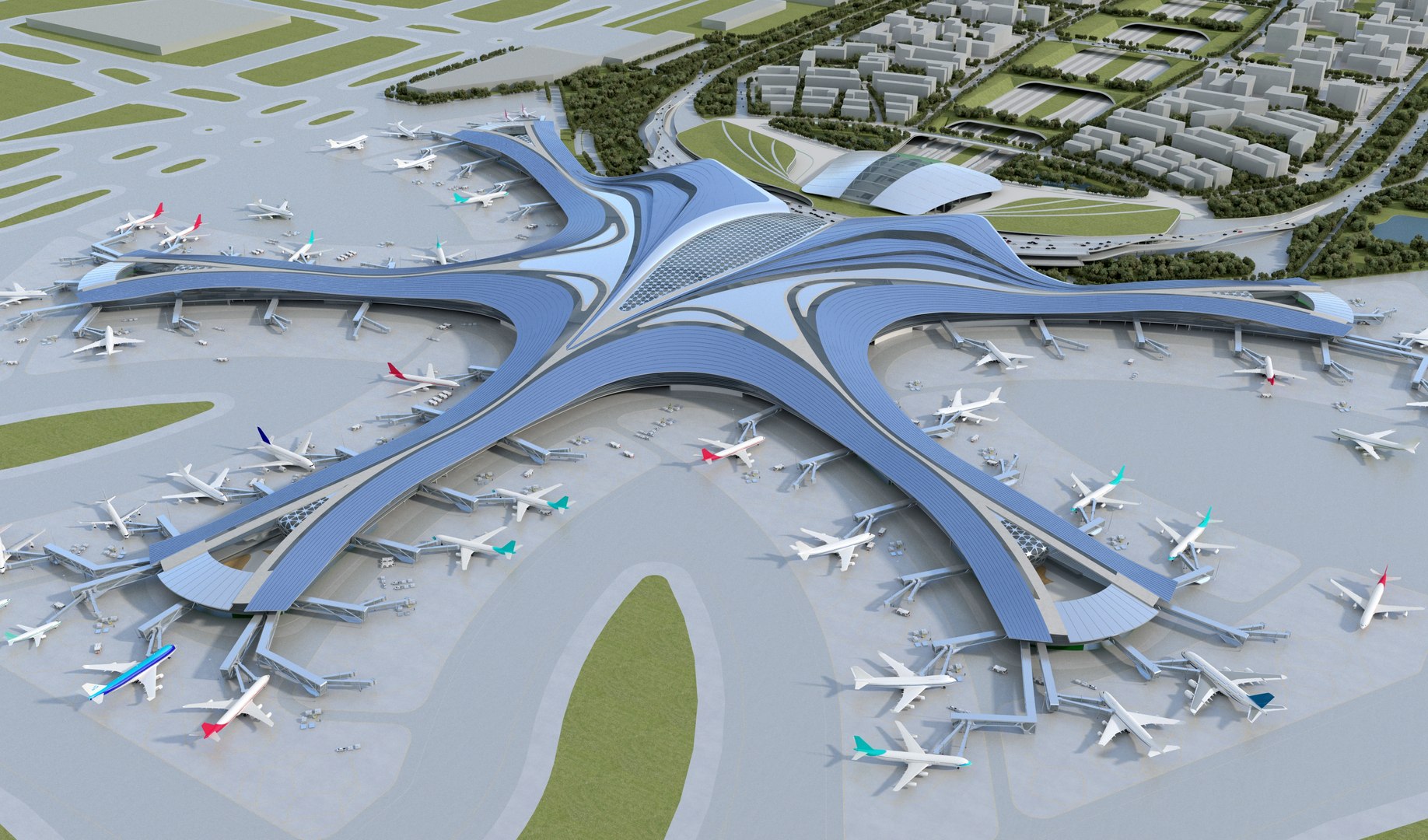 Airport 01 3D Model - TurboSquid 2086429