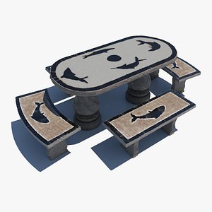 3D Bench for park model